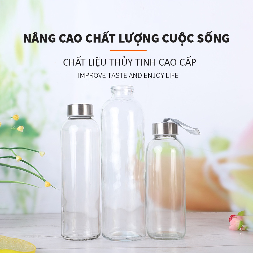 Bình thủy tinh nắp dây 300ml, 500ml SAGOKER, mã BTT894