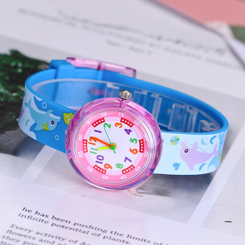 Đồng hồ mặt hình ngựa một sừng dễ thương cho bé gái | BigBuy360 - bigbuy360.vn