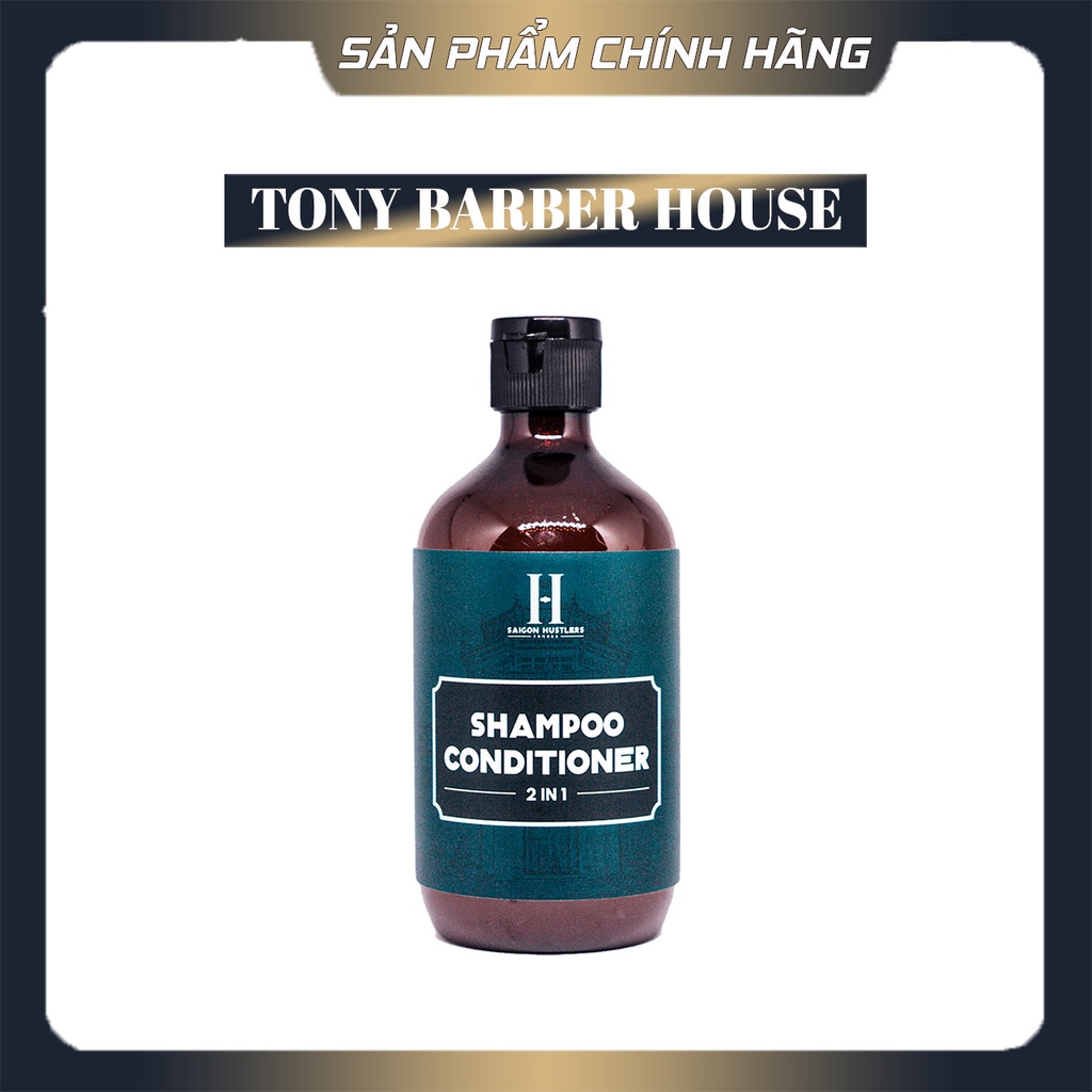 Dầu gội xả nam 2 in 1 Saigon Hustlers Shampoo &amp; Conditioner 500ml