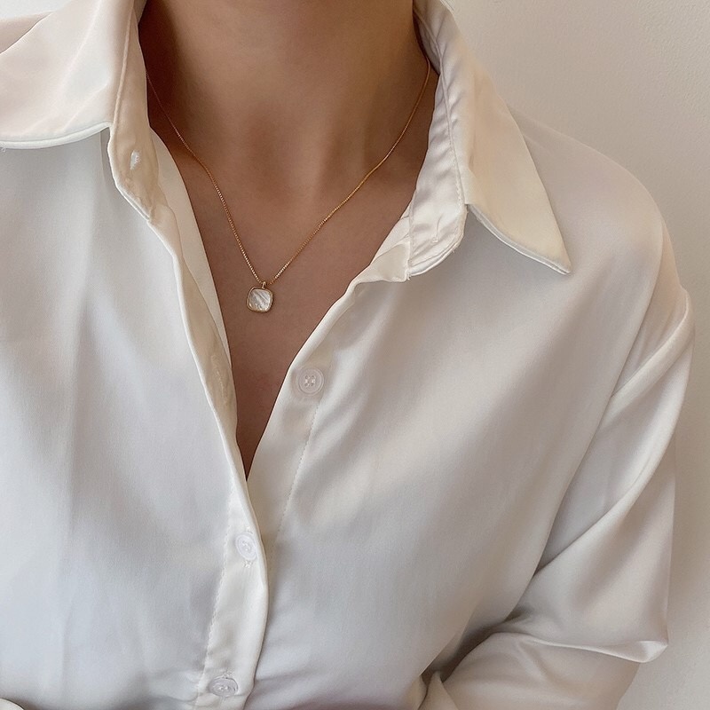 Vòng cổ Vỏ Sò Vuông Sang Trọng C366