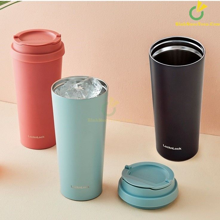 Bình giữ nhiệt LocknLock có 2 nắp thay thế New Clip Tumbler 540ml LHC4279 - 3 MÀU