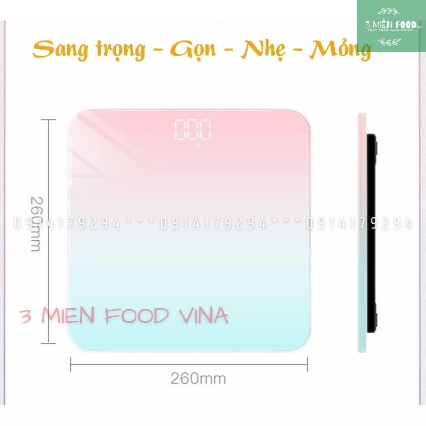 [HCM-Sỉ Lẻ]Cân điện tử màn hình LCD, cân sức khỏe mini, tiện dụng cho mọi gia đình, thiết kế nhỏ gọn.