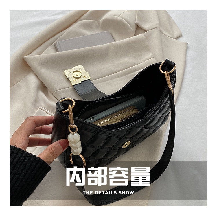 Túi Xách Kẹp Nách Hình Bán Nguyệt Thời Trang Thanh Lịch