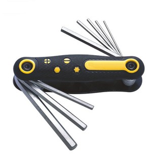 V16 - Tuốc nơ vít lục giác Cờ lê gấp di động 8 đầu