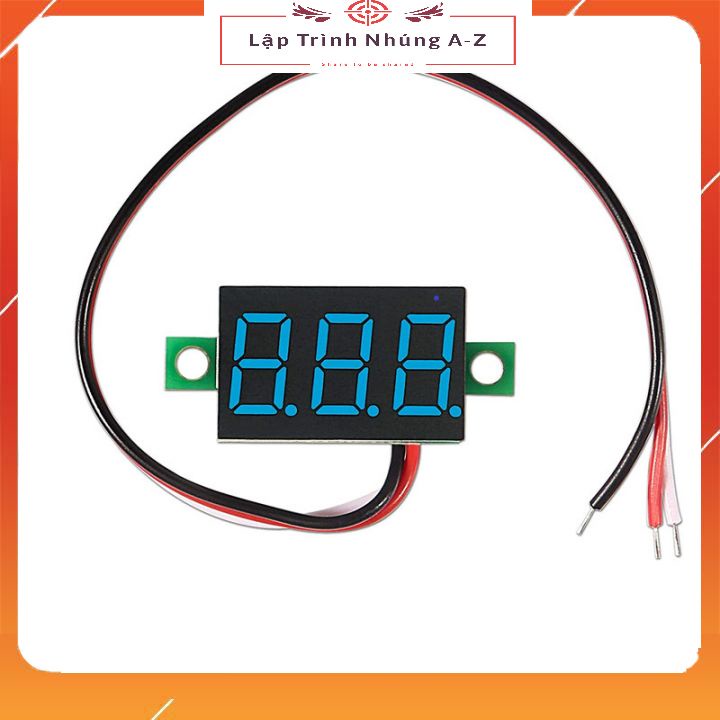 [Lập Trình Nhúng A-Z][152] Vôn Kế - Đồng Hồ Led Đo Áp - Volt DC 3 Dây 0~30v 0.36 Inch