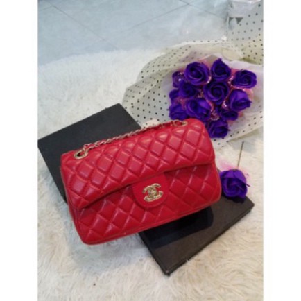 Túi classic hai nắp size 18cm hàng đẹp, tuyển sỉ