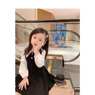 Váy nhũ tiểu thư bé gái