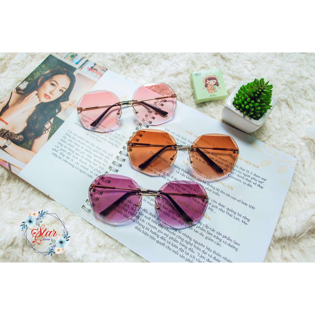 Kính mắt nữ ulzzang thời trang hàn quốc ❤️FREESHIP❤️ kính râm sành điệu cao cấp D14