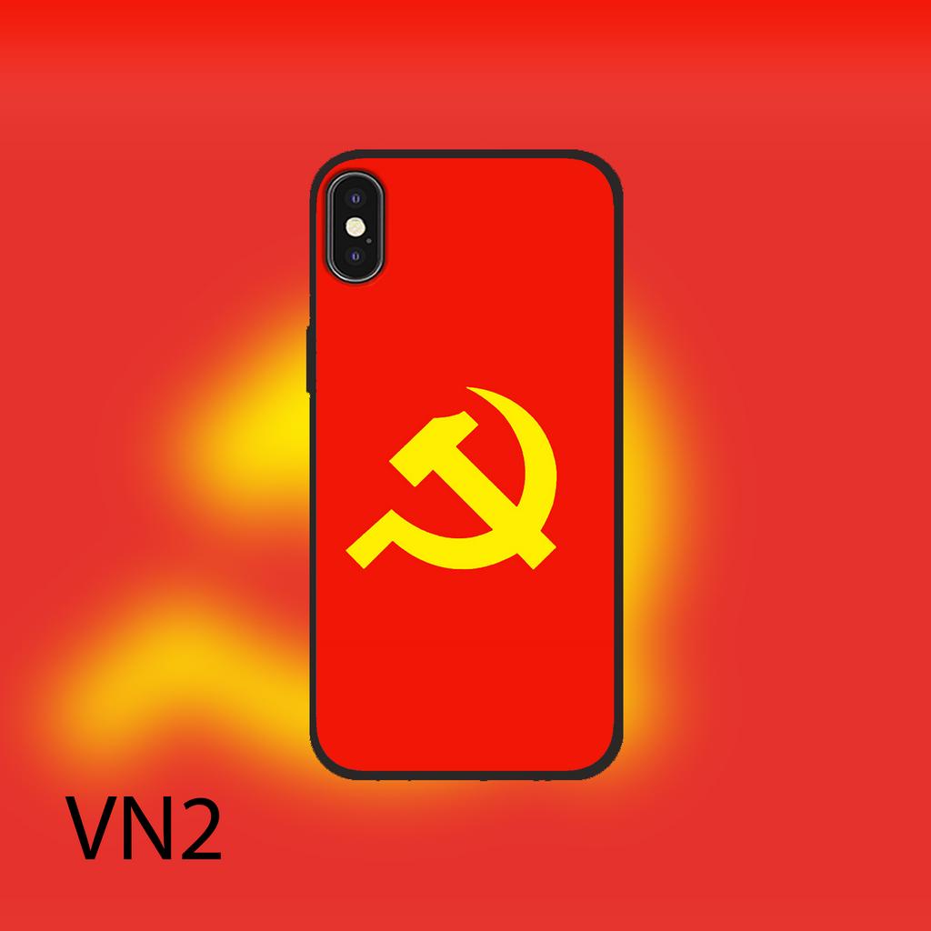 Ốp Iphone X / Xs / Xr / Xs Max / 6/7/8 / 7 plus / 8 plus in hình cờ đỏ sao vàng, quốc huy , quốc hiệu , quốc kỳ việt nam