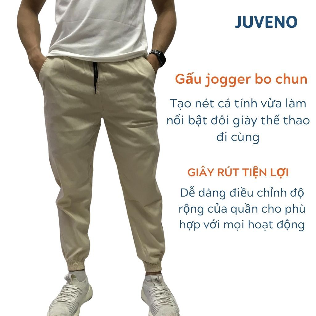 Quần Jogger Rằn Ri JUVENO Mặc Đôi Nam Nữ Cực Đẹp - Phong Cách Trẻ Trung (45-75kg)