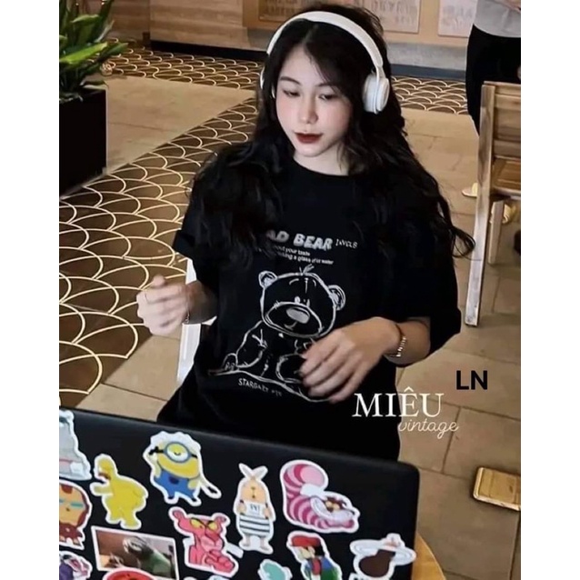 Áo phông gấu SAD BEAR DA6