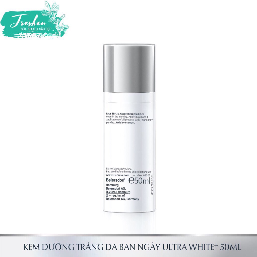 Kem dưỡng trắng da ban ngày Eucerin UltraWHITE+ SPOTLESS Day SPF30 50ml