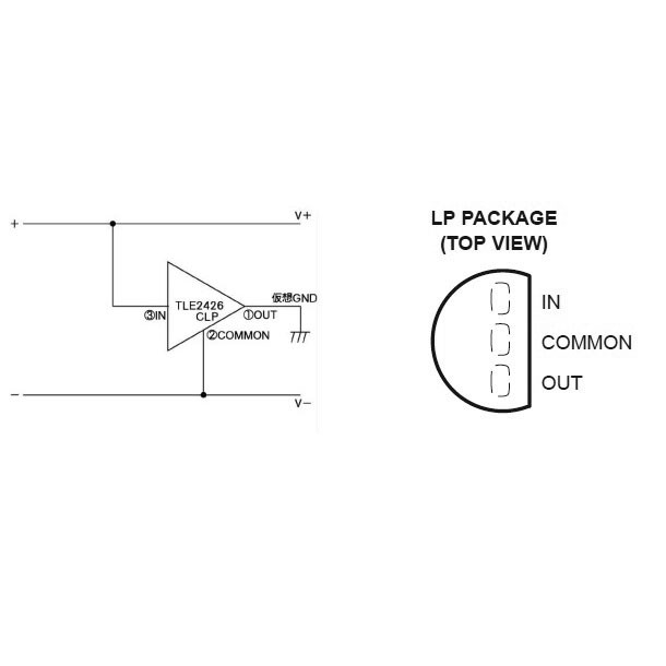 IC tạo GND ảo TLE2426