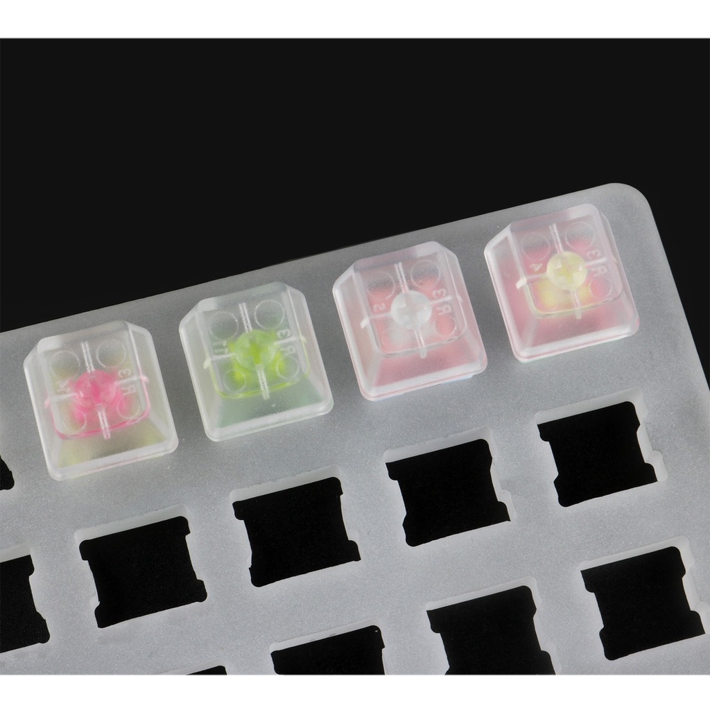 Set 5 Nút Bàn Phím R4 Bằng ABS Trong Suốt Thay Thế Cho Bàn Phím Cơ ESC Bit