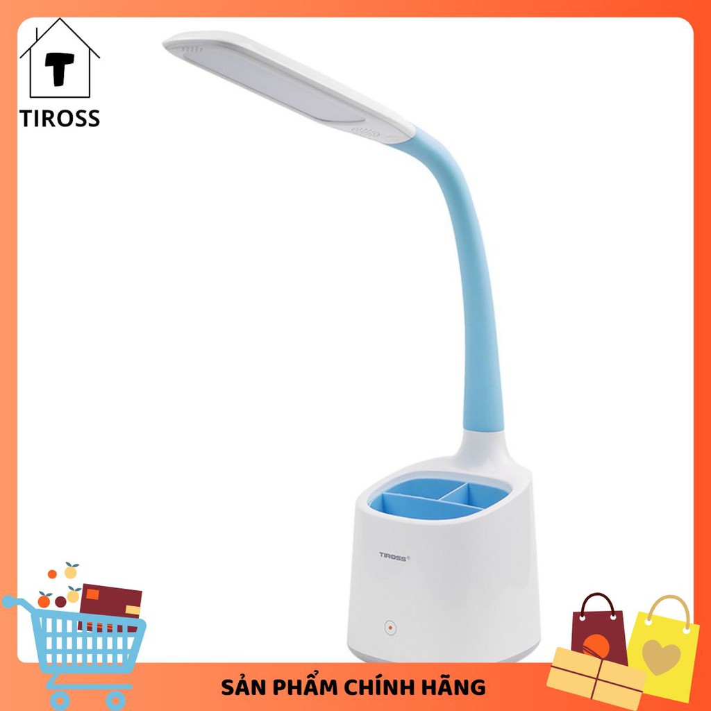 [Tiross123] Đèn bàn học  chống cận Tiross TS1809 chính hãng ( có hộp đựng bút)