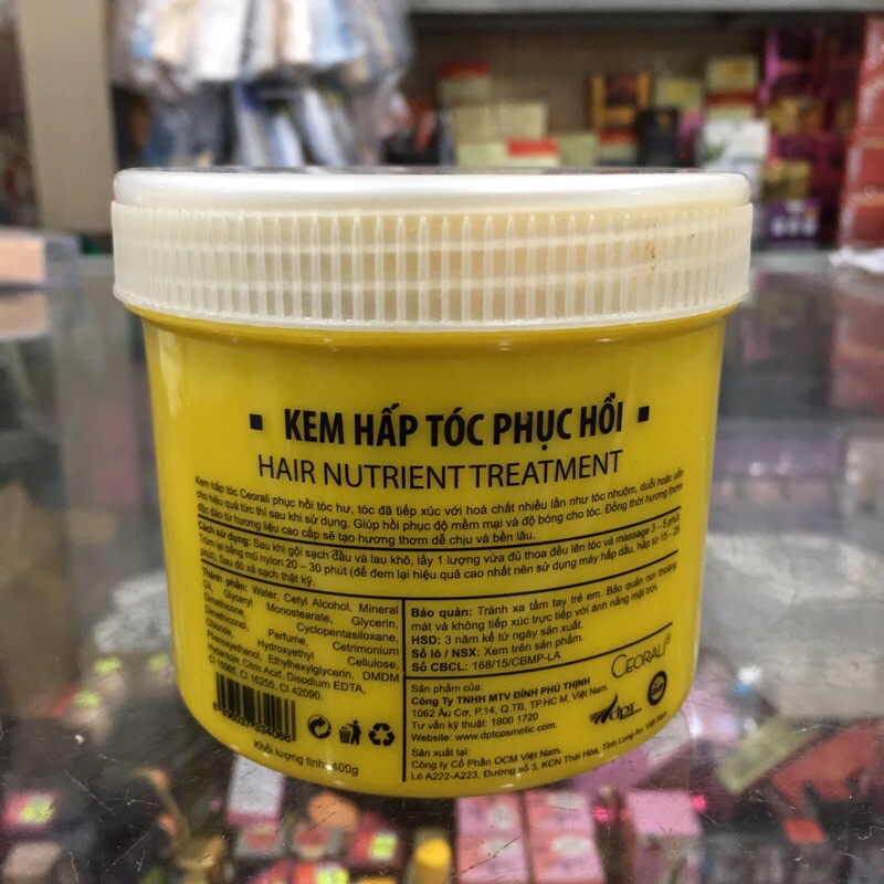 Kem Hấp Tóc Phục Hồi Hair Nutrient Aroma &amp; Rapid Repair 400g