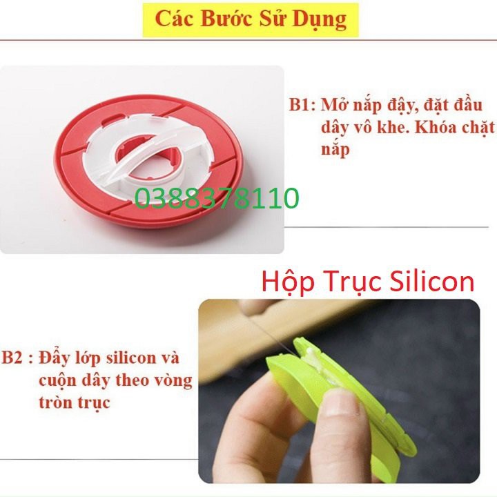 Hộp Trục Câu Đài Silicon, Dụng Cụ, Phụ Kiện Câu Cá