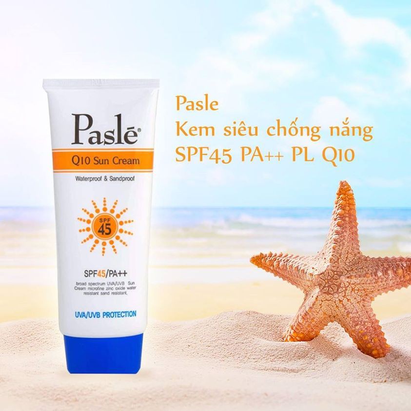 KEM CHỐNG NẮNG Q10, SPF 45++, Pasle' - Hàn Quốc