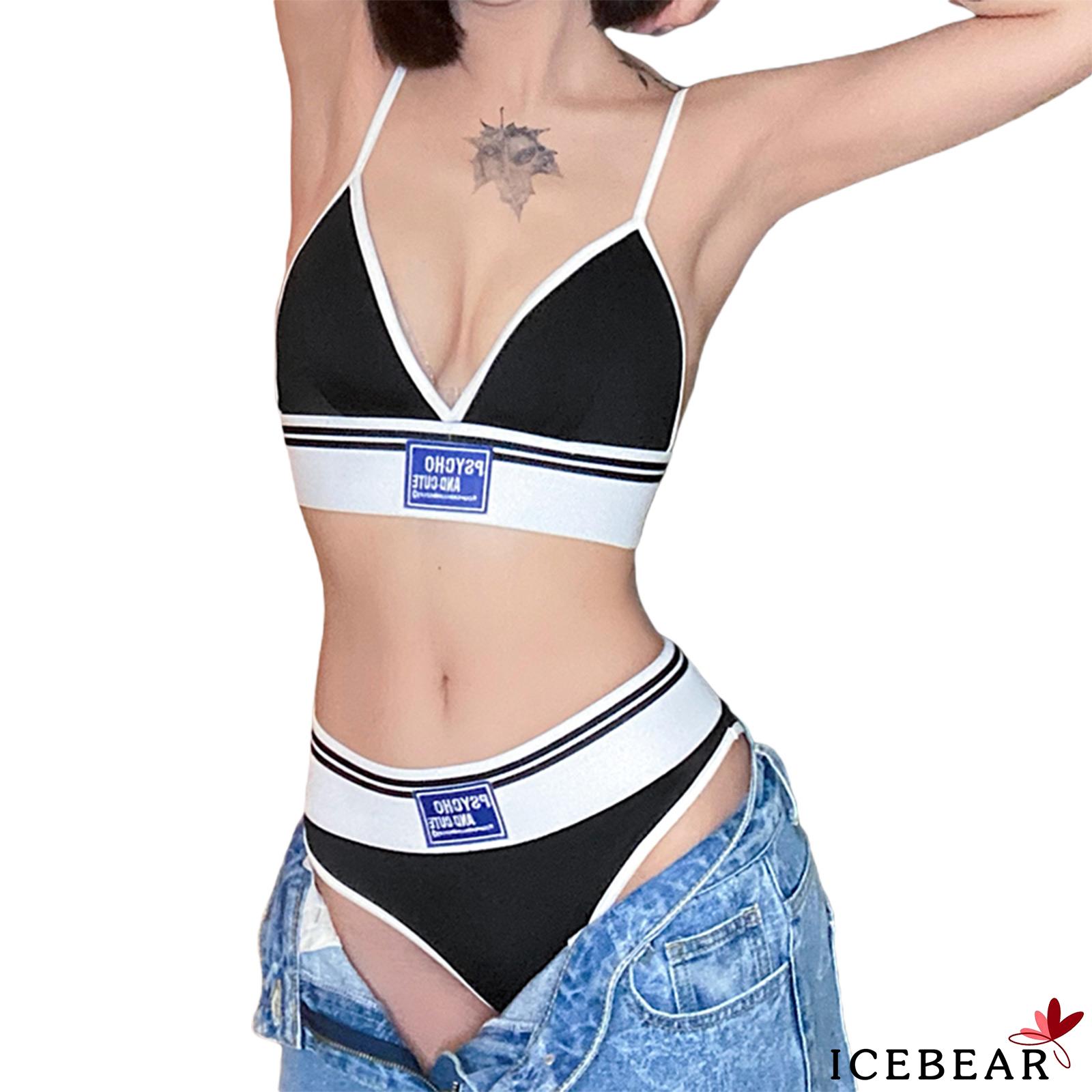  Bộ đồ lót bikini hai mảnh thêu họa tiết chữ cái thời trang dành cho nữ | BigBuy360 - bigbuy360.vn