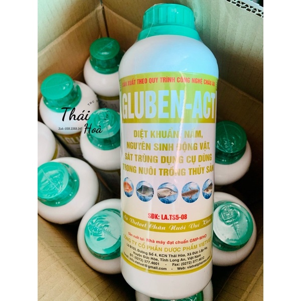Gluben ACT 1 lít- d.iệt vi k.huẩn, nấm, ngăn ngừa và hổ trợ t.rị các bệnh