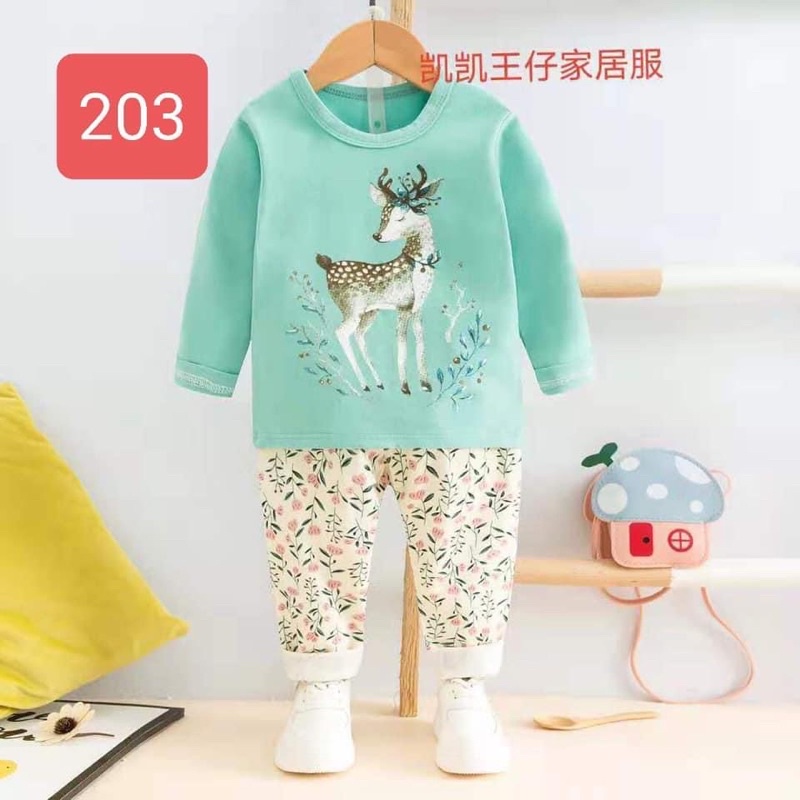 Bộ xuất Hàn dài tay trẻ em