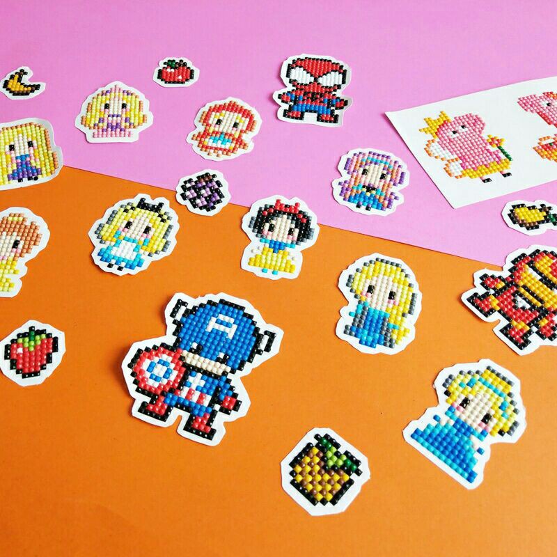 Bộ Tranh Đính Đá Tự Làm Họa Tiết Hoạt Hình Dễ Thương Cho Bé Tranh Đính Đá Giá Rẻ Tranh Đính Đá Dễ Thương Mini