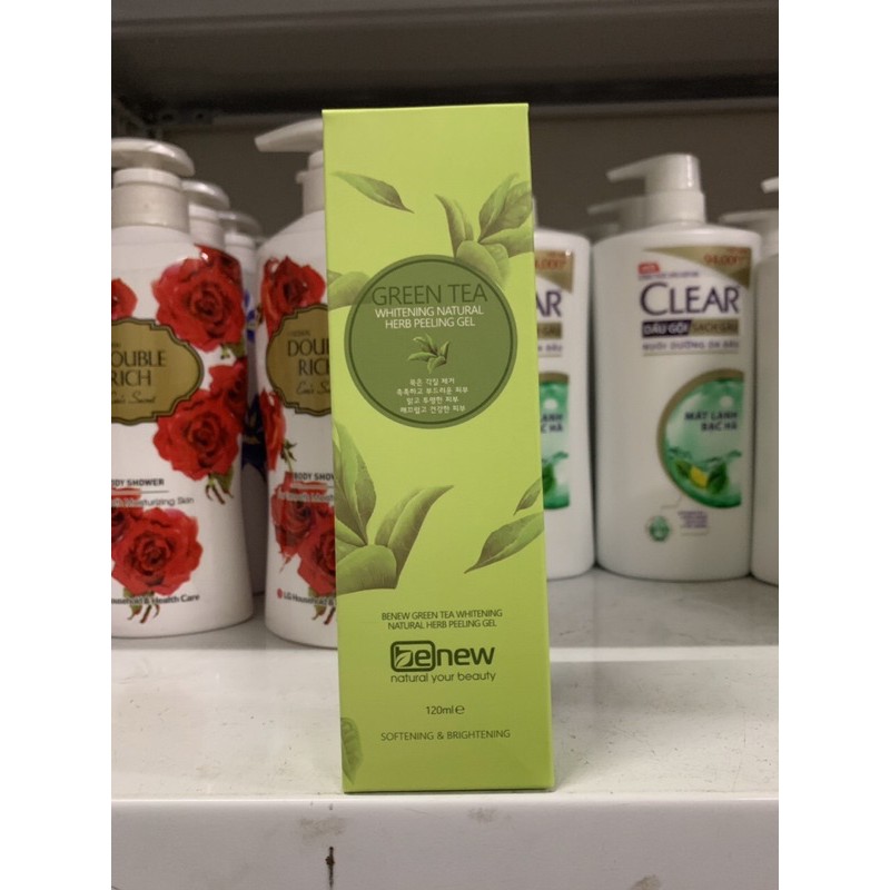 Kem Tẩy Da Chết Trà Xanh BENEW GREEN TEA PEELING GEL Hàn Quốc- 180ml