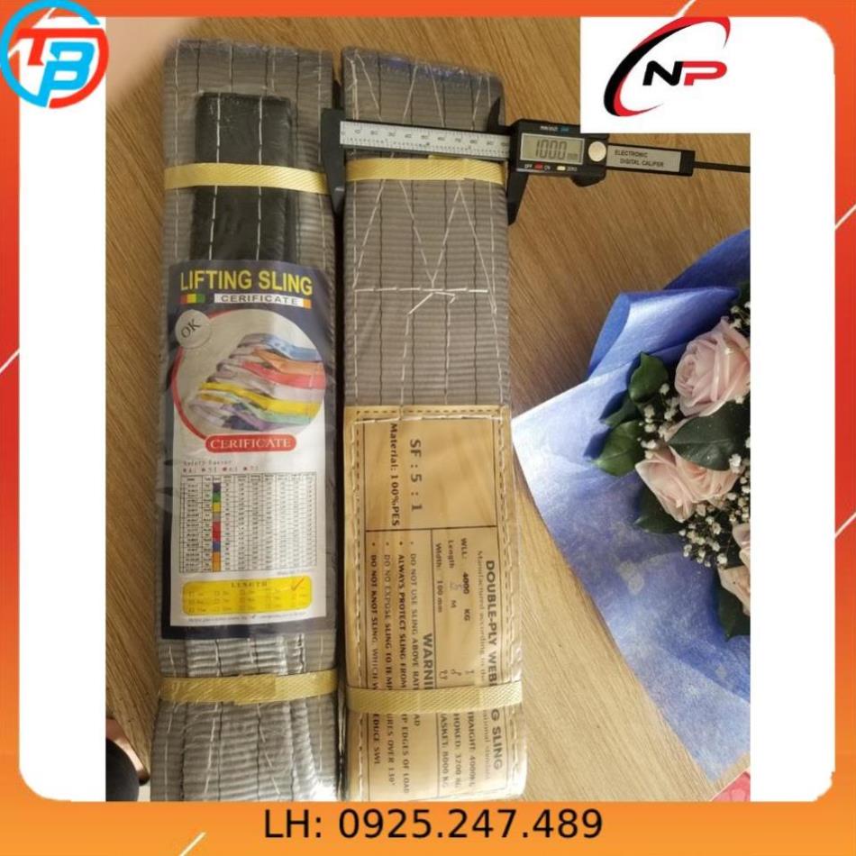 Dây Bẹ Vải Cẩu Hàng 4 Tấn 4 mét bản rộng 100mm.kimkhinhatphat