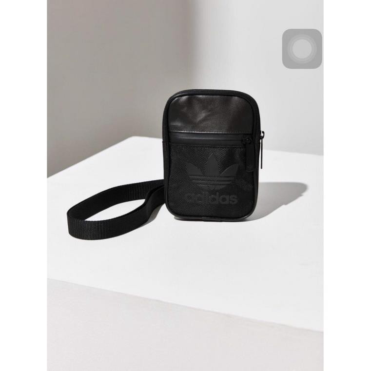 [Ở ĐÂU RẺ HƠN?] Túi đeo chéo mini festival logo đen - bảo hành trọn đời khóa kéo - túi để điện thoại