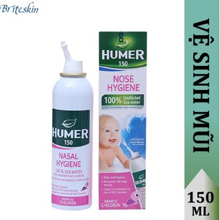 Vệ sinh mũi trẻ con Humer 150 ( chai 150ml)