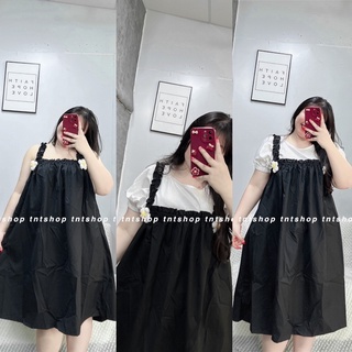 Set yếm kaki nhún eo