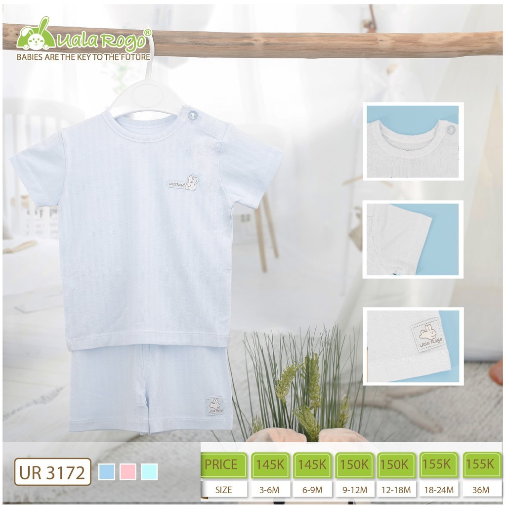 UR 3172. BỘ NGẮN TAY CÀI VAI VẢI MODAL UR 3172 UALAROGO