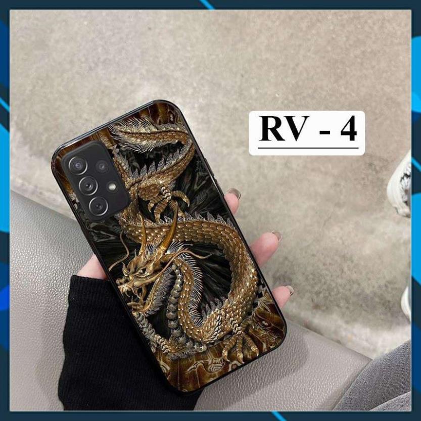 Ốp lưng kính điện thoại Samsung A04 5G - A04s - A22 4G - A22 5G - A32 4G - A32 5G - A52 4G - A72 4G in hình Rồng Phượng