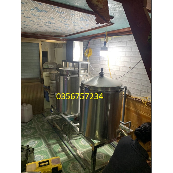 Nồi cô cao dược liệu_ ninh dược liệu_ chưng cất tinh dầu 100 lít