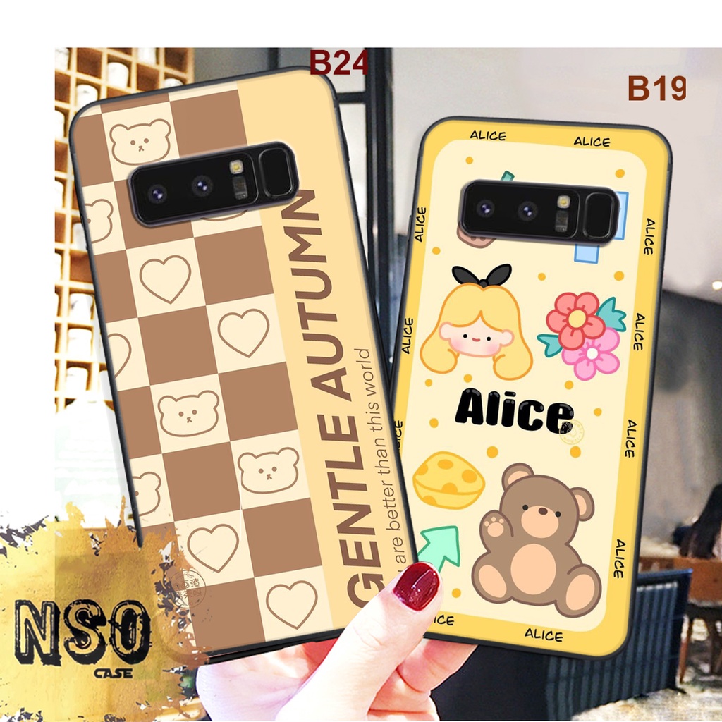Ốp SamSung Note 8 In hình Siêu Cute