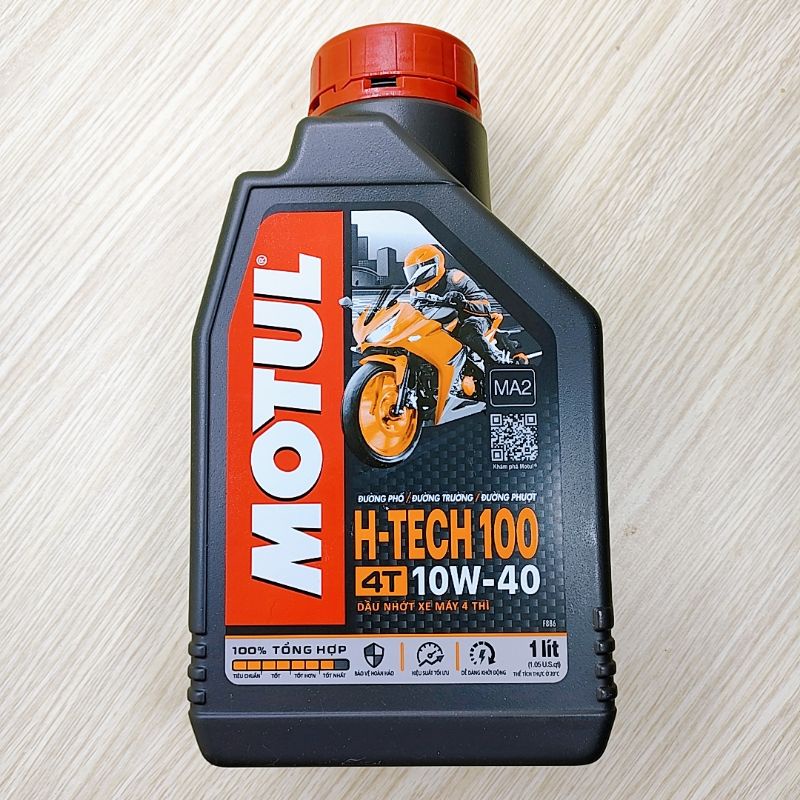 Nhớt MoTul Htech 10W40 Cao Cấp, Nhớt Dùng Cho Xe Số 1L