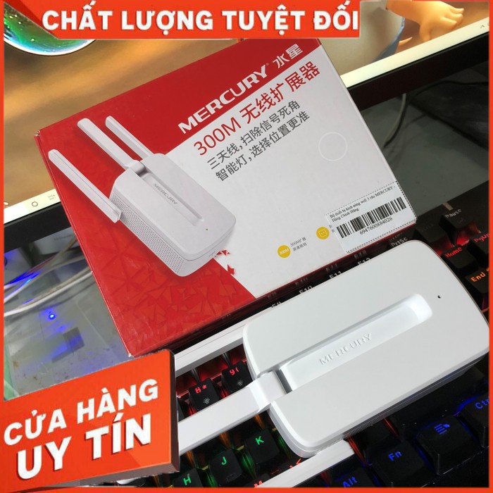 [SHOP UY TÍN GIÁ TỐT] Kích Sóng Wifi Mecury 3 RÂU Chính Hãng - 3 ĂNGTEN Kích Rộng, Phủ WiFI Mạnh Hơn, Dễ Dàng Thiết Lặp | BigBuy360 - bigbuy360.vn