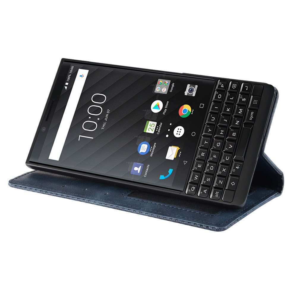Bao da điện thoại nắp lật sang trọng cho Blackberry Key2 4.5 Inch / Blackberry Key 2 Two Bbf100