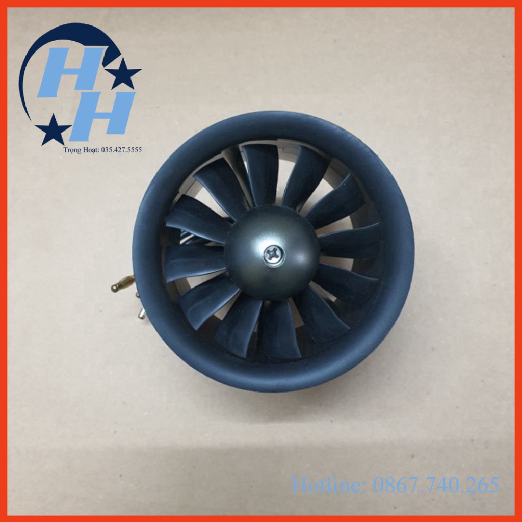 Combo động cơ fan 80mm fms lực 3.5kg cho máy bay điều khiển maybayrc