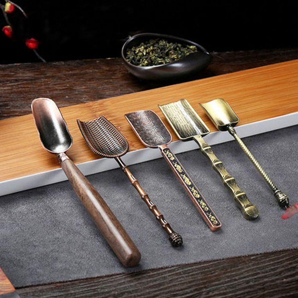Muỗng Múc Trà Bằng Đồng Phong Cách Vintage Đẹp Mắt
