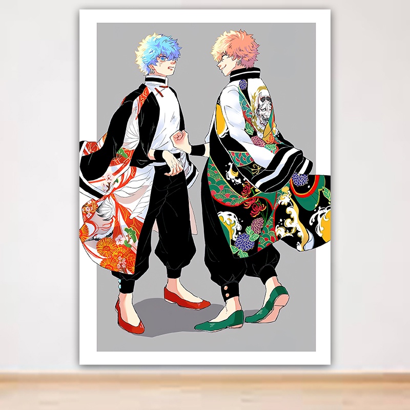 Tranh Dán Tường Áp Phích Anime Tokyo Revengers Decal Poster Trang Trí Phòng Ngủ Phòng Làm Việc Khổ A3