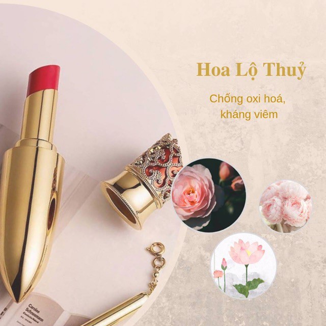 Son môi chính hãng Whoo Mi Luxury Lip Rouge mini màu 45 đỏ tươi/ quà tặng ý nghĩa - mỹ phẩm Ohui công ty