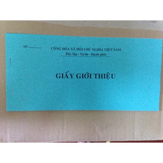 Giấy giới thiệu