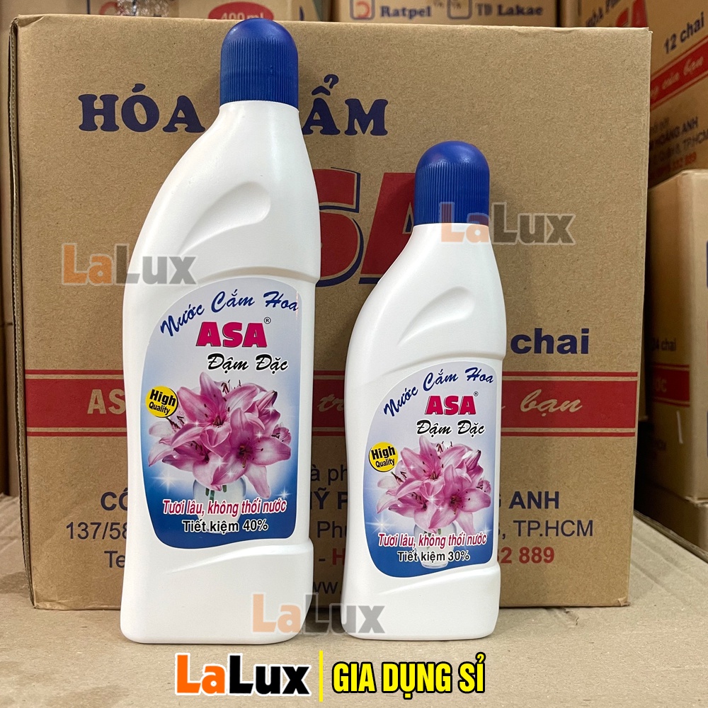 Nước Dưỡng Hoa Tươi Lâu ASA Đậm Đặc 400 / 200ML - Nước Cắm Hoa Tươi Lâu Siêu Dưỡng Hoa Lâu Tàn Lalux