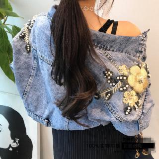 Áo Khoác Denim Lưng Cao Thời Trang Cá Tính