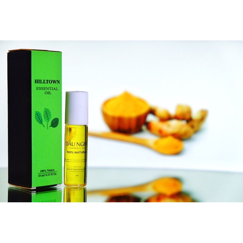Dầu nghệ Hilltown giúp giảm vết thâm và nhanh liền sẹo, giúp da trở nên sáng hơn, dung tích 5ml