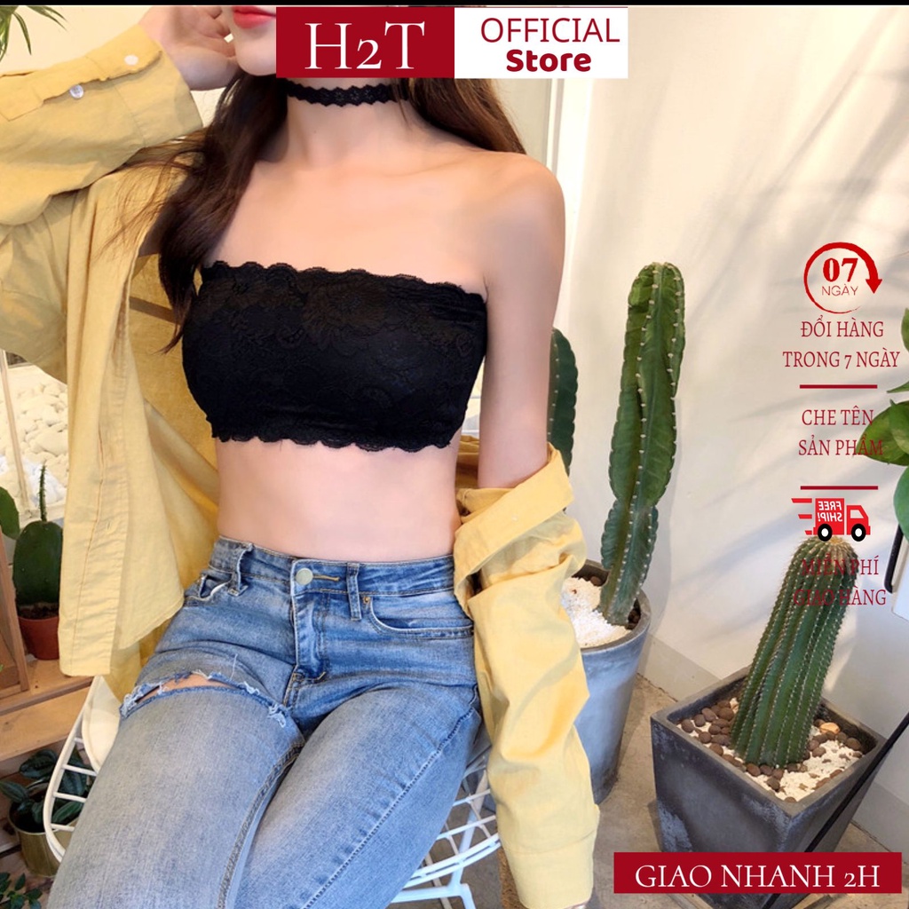 Áo Bra Ren Cúp Ngang, Bra Cúp Ngực, Áo Lót Cúp Ngang, Áo Lót Ren Mới 088 H2T