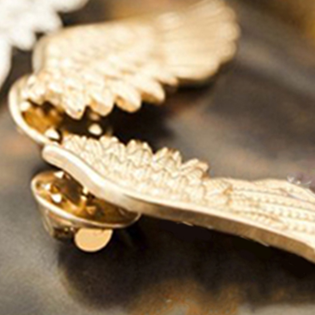 Ghim cài cổ áo hình đôi cánh xinh xắn dễ thương dành cho nữ