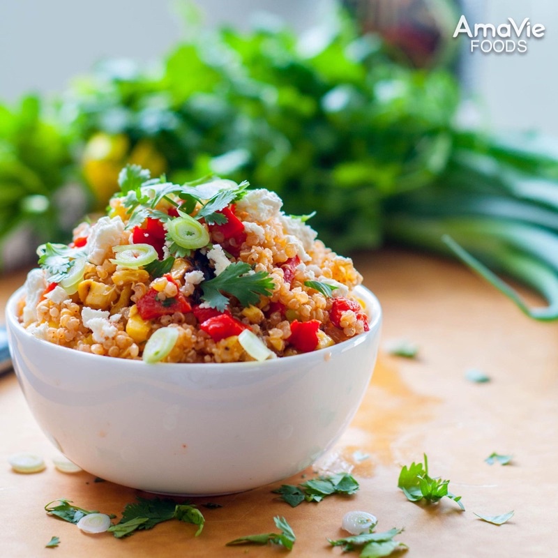 Quinoa 3 màu, hạt diêm mạch 3 màu hữu cơ cho bé ăn dặm