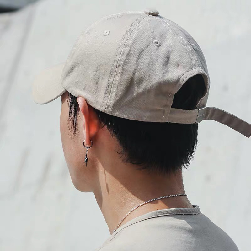 Bông tai 19902 hình tia chớp đơn giản phong cách đường phố